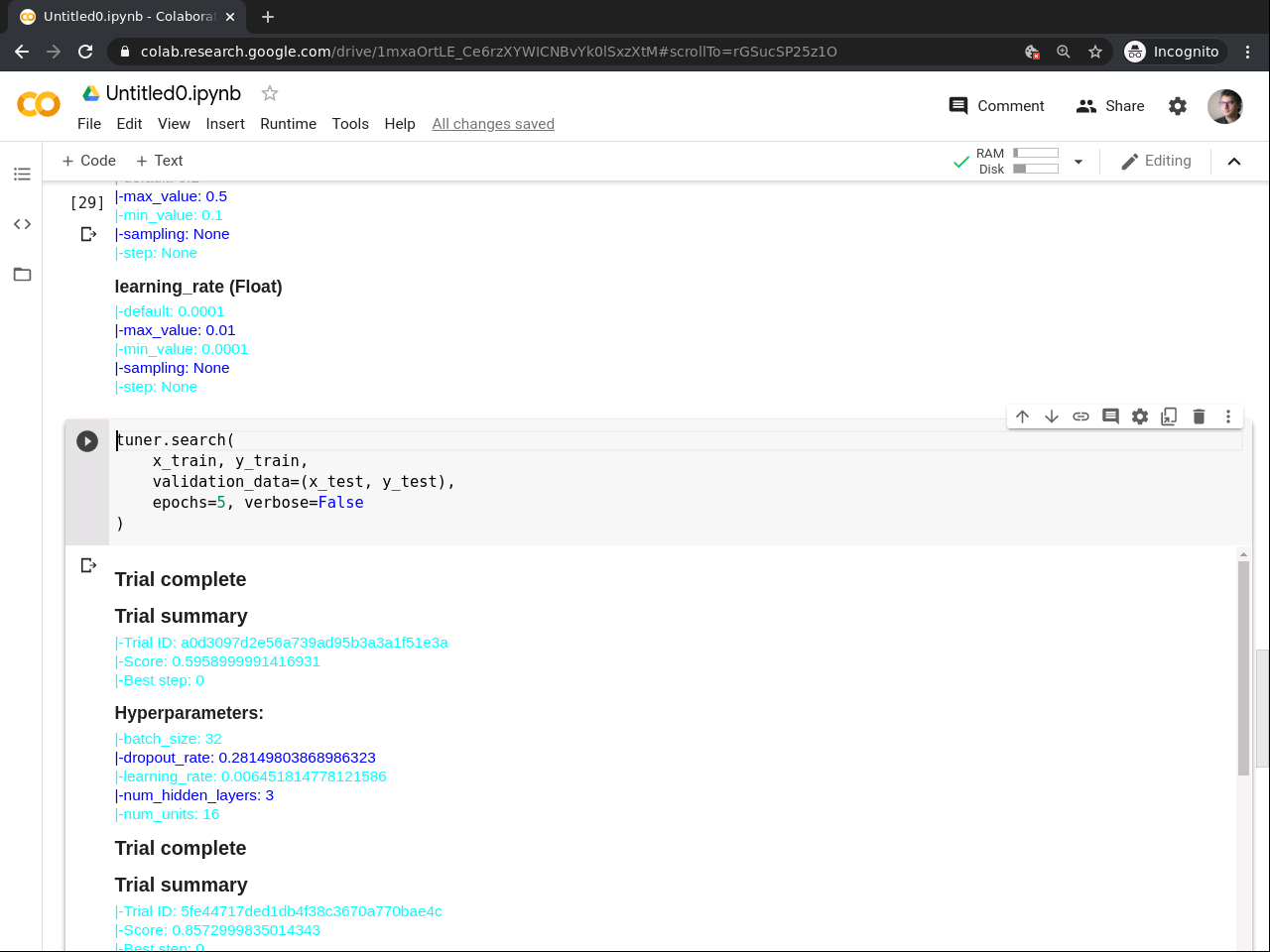 Hyperparameter Tuning with Keras Tuner
